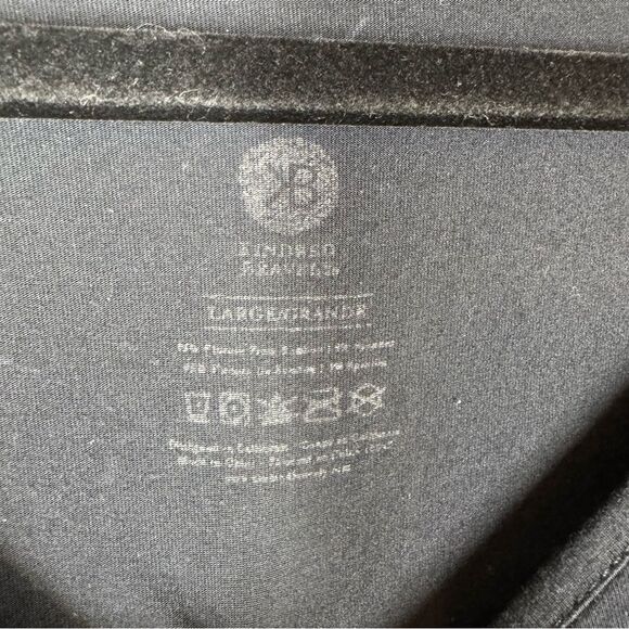 Kindred Bravely Eleanora Maternity and Nursing Dress Solid Black Jersey Knit L - Picture 6 of 6